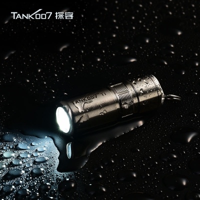 Tank007探客廠家直銷(xiāo)純鈦E15超亮led迷你小手電筒 超便攜小手電可定制批發(fā)