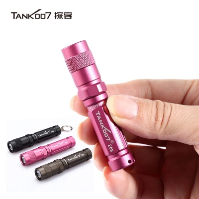 TANK007防狼手電led手電筒迷你進(jìn)口燈珠超亮聚光超亮防水E09探客