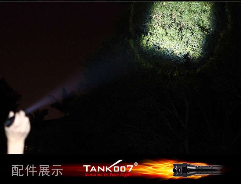 夜驢騎行強(qiáng)光手電筒TK737迷你調(diào)焦戶(hù)外裝備tank007 